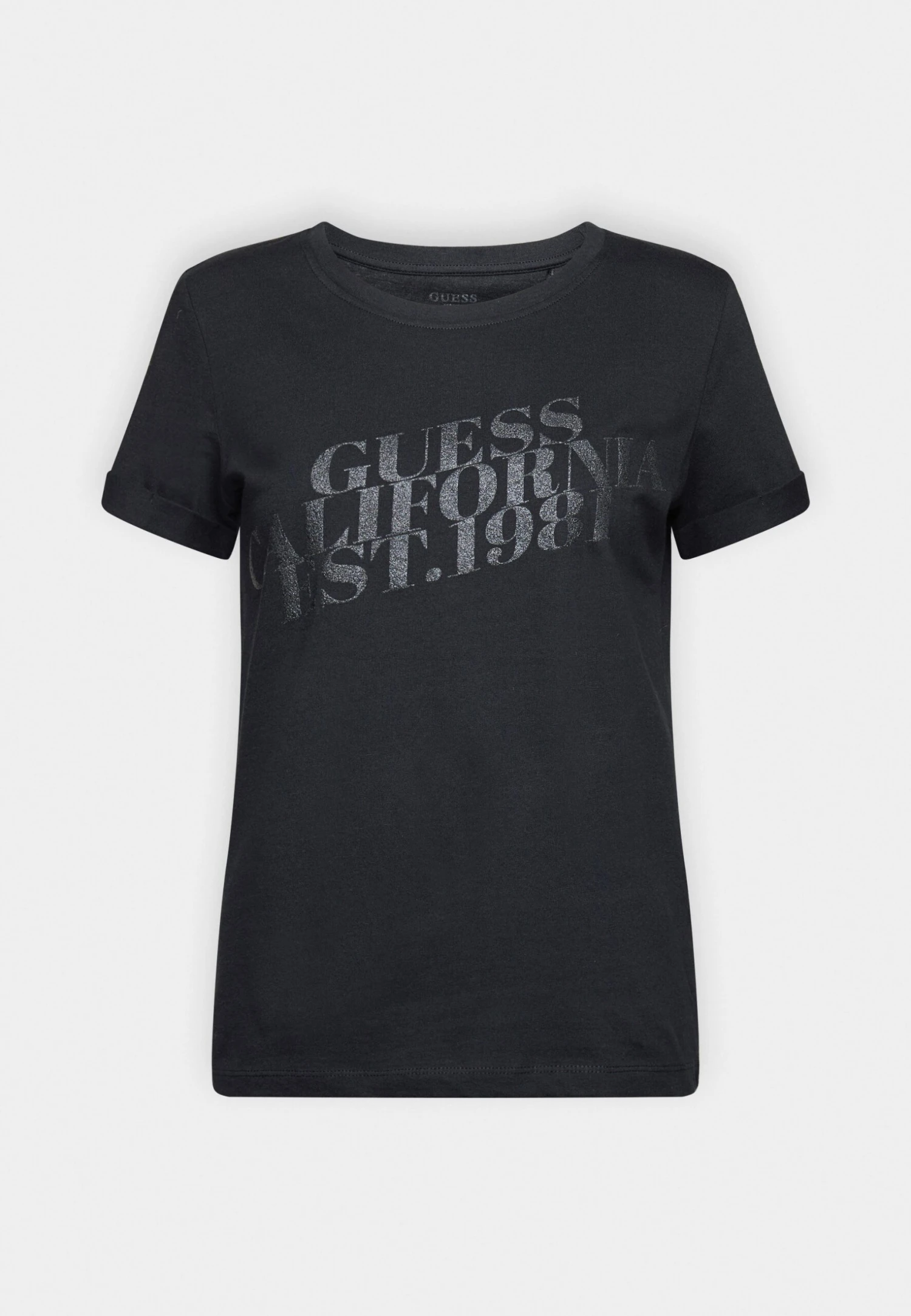 Guess Aurelia Tee - Print T-Shirt - Jet Black - Image 4