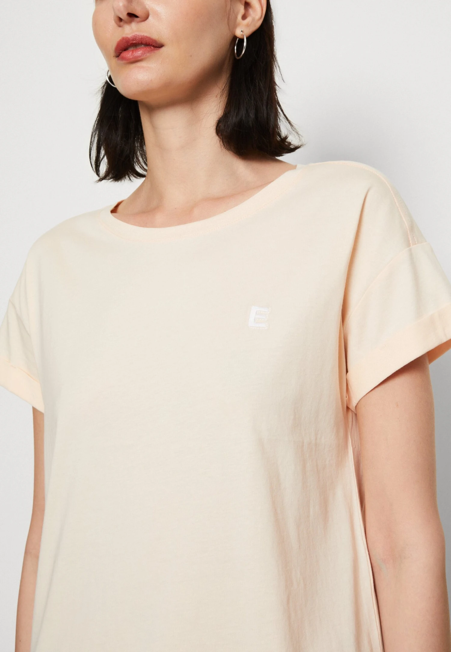 ESPRIT Shimmer Tee - Basic T-Shirt - Peach - Image 6