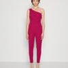 Wal G Rosalita One Shoulder - Jumpsuit - Raspberry