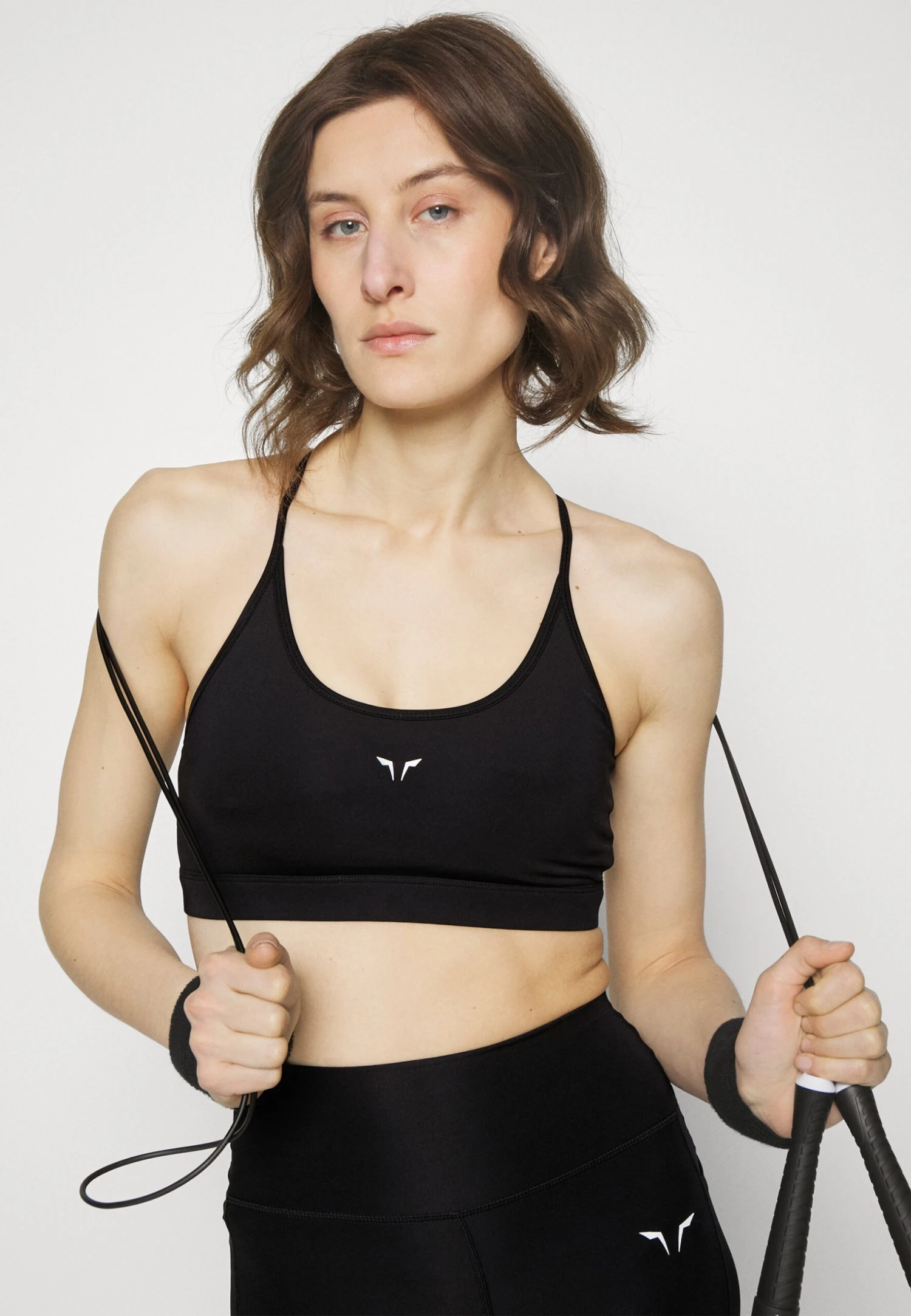 Essentials Low Impact Sports Bra - Light Support Sports Bra - Black - Image 5