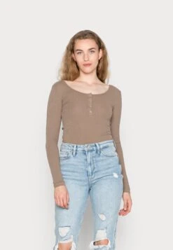 Pieces Pckitte- Long Sleeved Top - Fossil