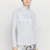Under Armour Tech Zip Twist - Long Sleeved Top - Halo Gray