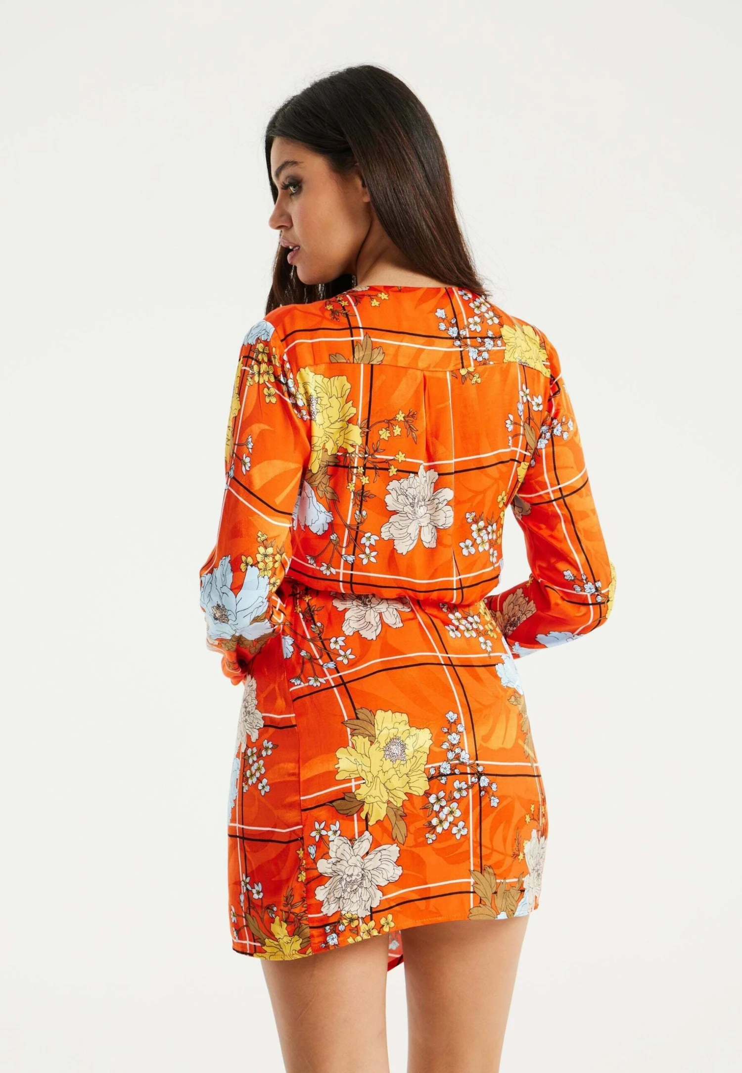 Liquorish Day Dress - Orange - Image 2