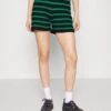 Trousers Short - Shorts - Dark Green/Dark Blue