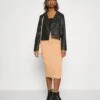 Even&Odd 2 Pack - Pencil Skirt - Black/Camel
