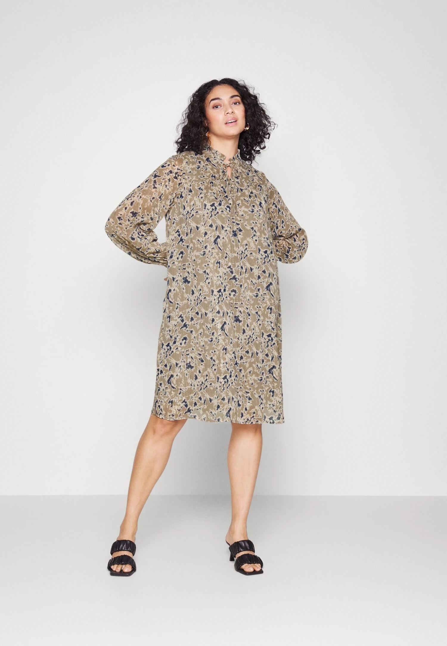 Kcsinna Dress - Day Dress - Fallen Rock/Blue - Image 2