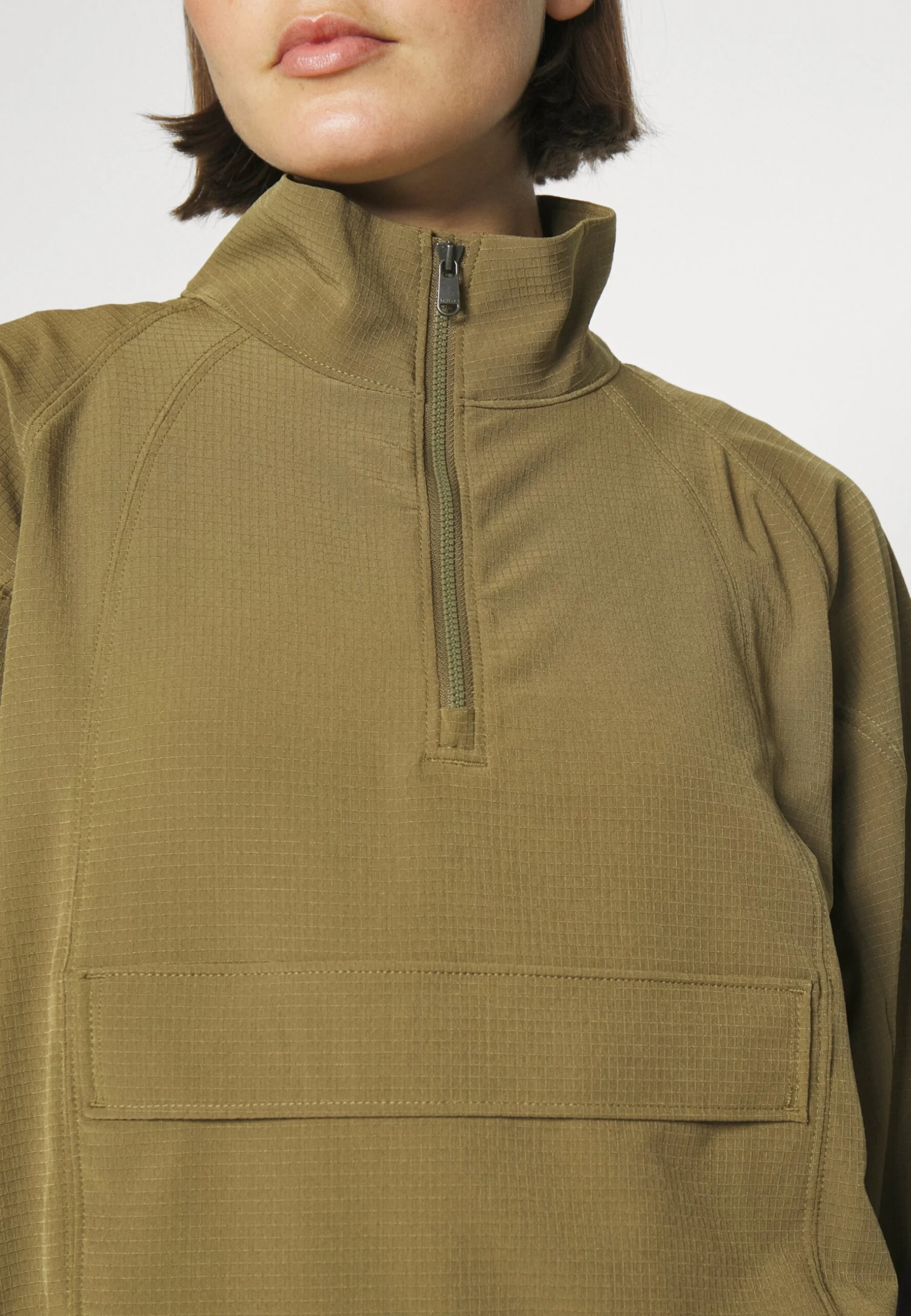 Athleta Boundless Popover - Windbreaker - Acacia Olive - Image 6