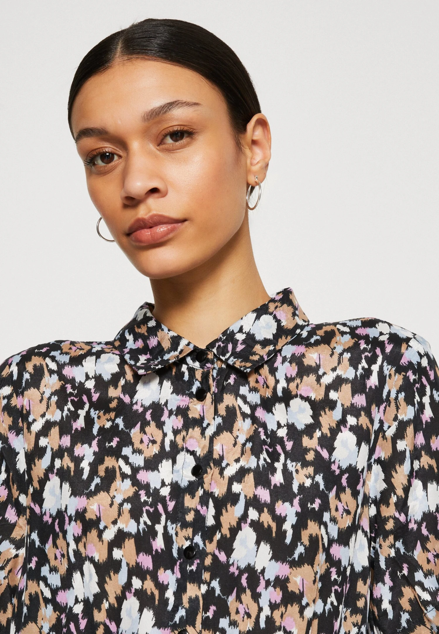 Kaffe Jumpsuit - Black/Blue/Lupine - Image 6