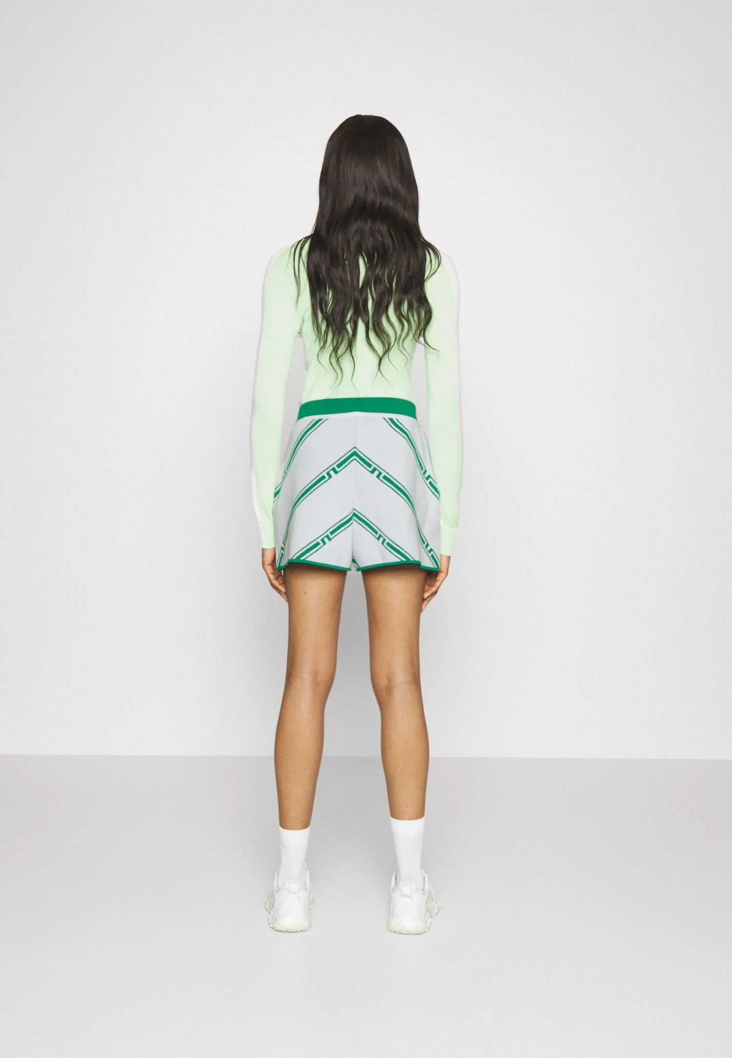 Flare Shorts - Sports Shorts - Green - Image 3