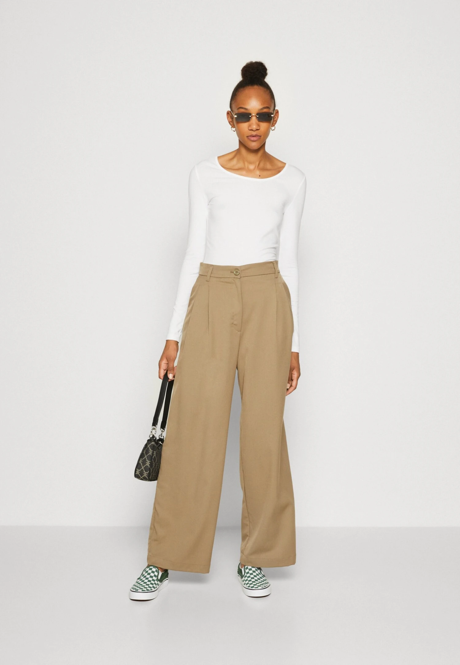 ONLY Onllive Love O Neck 3 Pack- Long Sleeved Top - Black/White