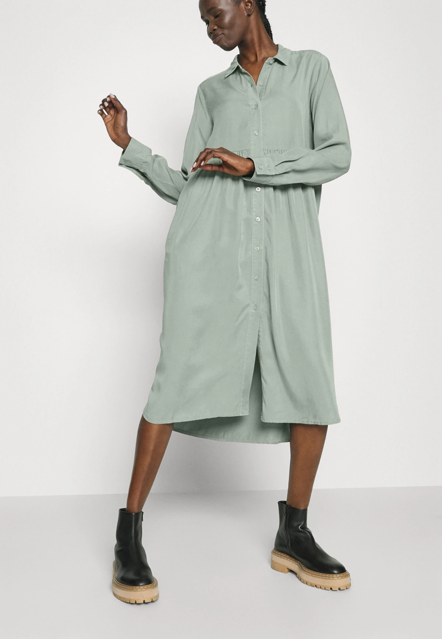 True Religion Midi Iceberg - Shirt Dress - Light Green - Image 4