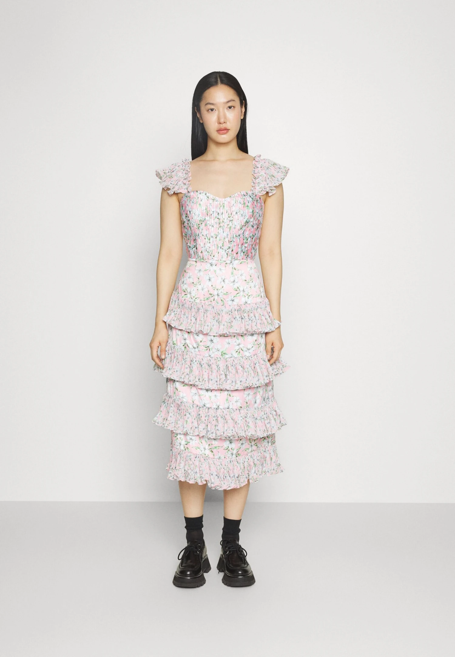 Grady Combo Pleated- Cocktail Dress / Party Dress - Rosewater Posey