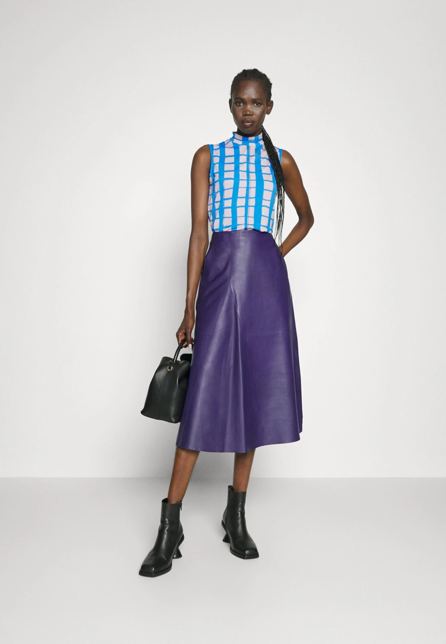 RIANI Leather Skirt - Leather Skirt - Image 2