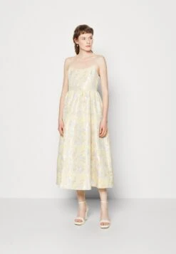 Selected Femme Slfbree Bailey Midi Strap Dress- Cocktail Dress / Party Dress - Blue Heron