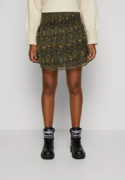 Vila Viuminia Short Smock Skirt - Mini Skirt - Demitasse/Multi