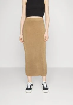 Gina Tricot Maxi Skirt - Gold