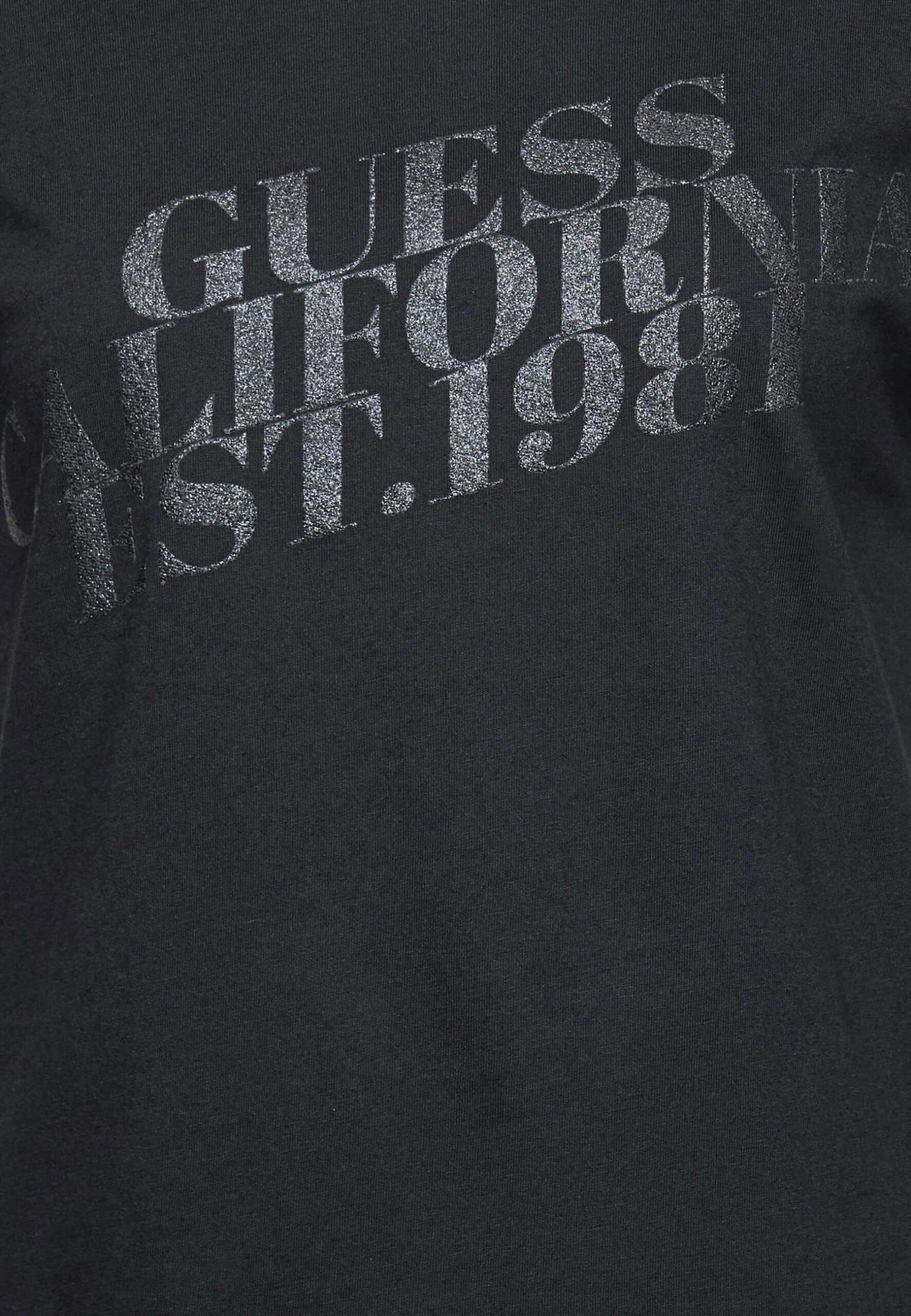 Guess Aurelia Tee - Print T-Shirt - Jet Black - Image 5