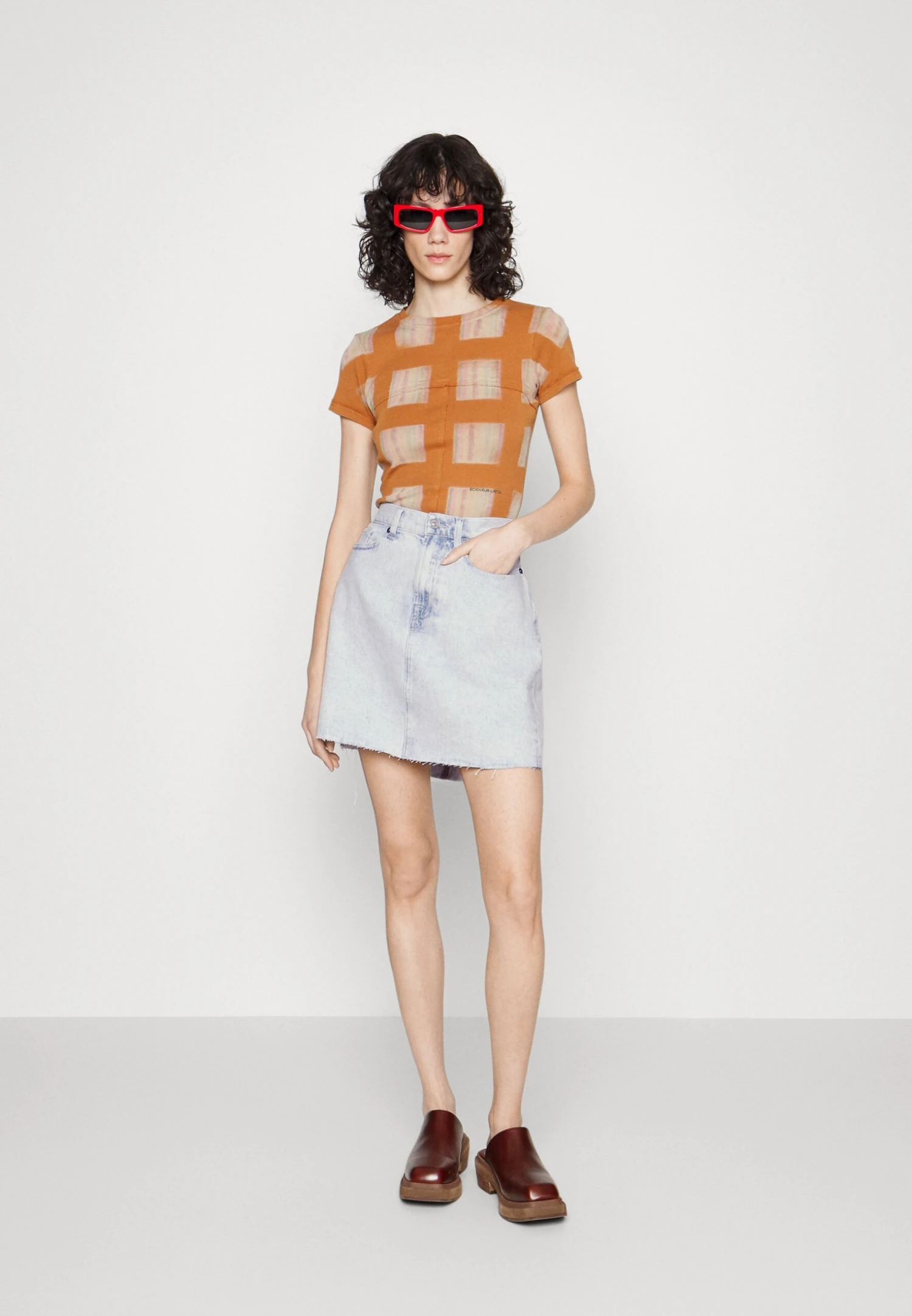 7 For All Mankind Mia Ice Pop - Mini Skirt - Image 2