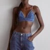 AGOLDE Bralette - Top - Blue Denim