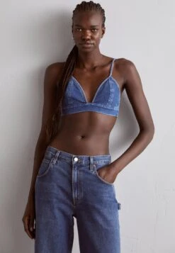 AGOLDE Bralette - Top - Blue Denim