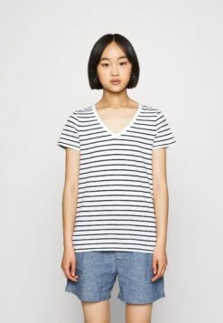 Print T-Shirt - Black White