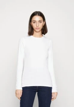 Vero Moda Tall Vmroma Slim - Long Sleeved Top - Bright White