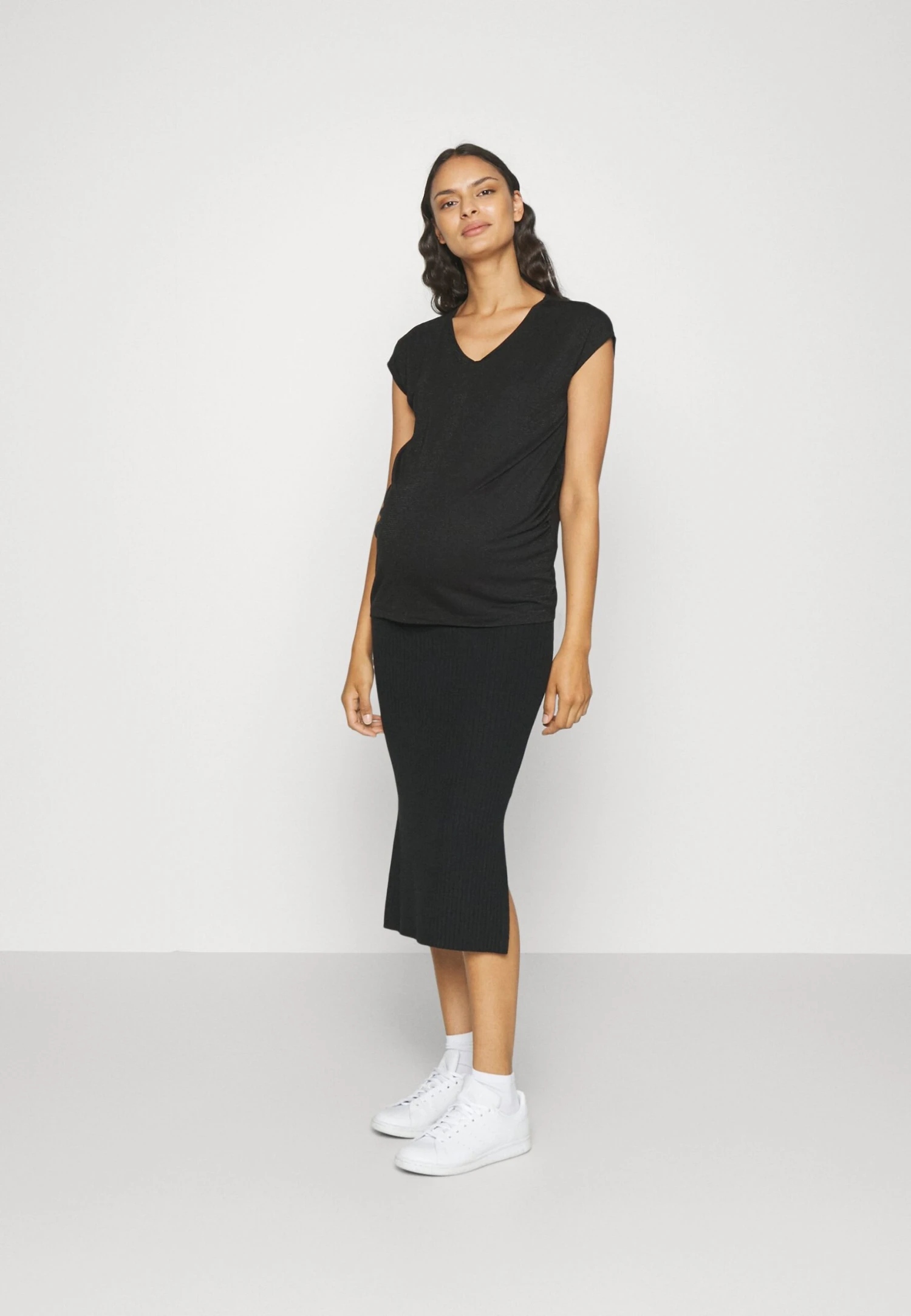 Pieces Maternity Pmcrista Midi Skirt - Pencil Skirt - Image 2