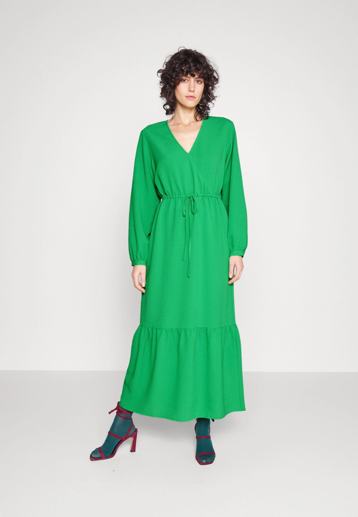 Another Label Ghalia Dress - Day Dress - Fern Green