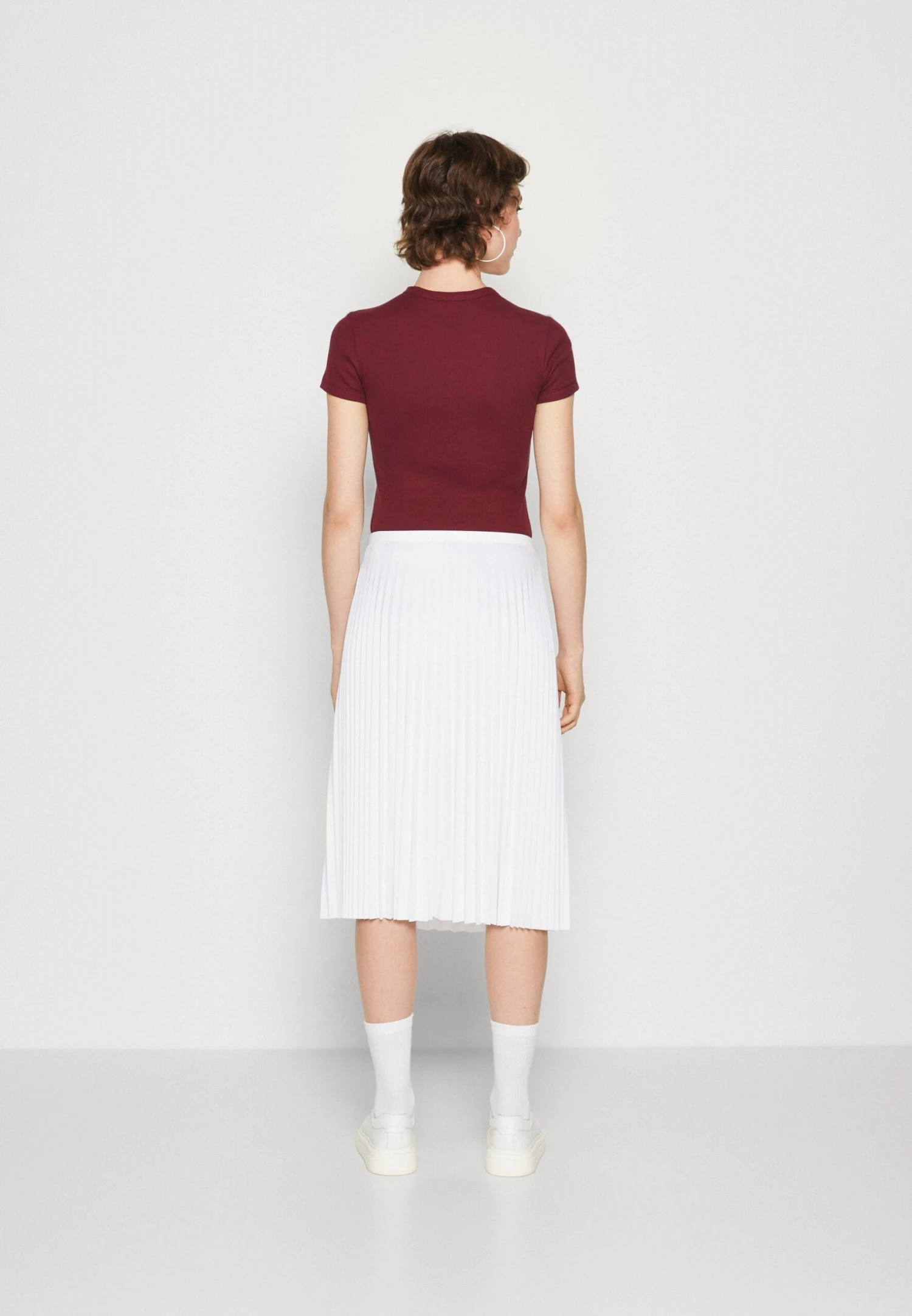 Lacoste A-Line Skirt - White - Image 3