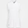 Adidas Golf Ultimate 365 Solid Sleeveless- Polo Shirt - White