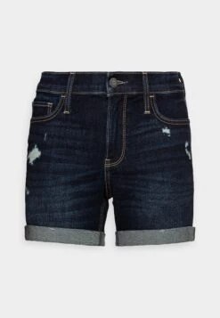 Hollister Co. Dark Dest Roll - Denim Shorts