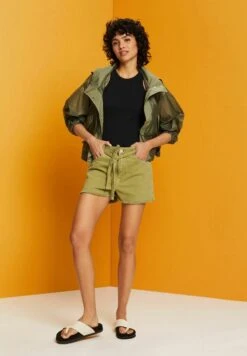 Edc By Esprit Col- Denim Shorts - Pistachio Green