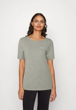 Marc O'Polo Short Sleeve Round Neck- Basic T-Shirt - Cloudy Grey